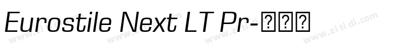 Eurostile Next LT Pr字体转换
